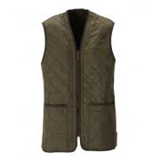 Groene gewatteerde bodywarmer met fleece voering Barbour , Green , Her...