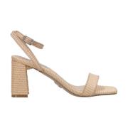 High Heel Sandals Steve Madden , Beige , Dames