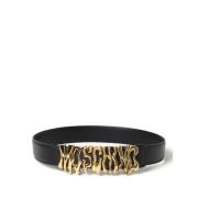Stijlvolle Riem voor Modieuze Outfits Moschino , Black , Dames