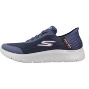 Comfortabele Arch Fit Sneakers voor Mannen Skechers , Blue , Heren