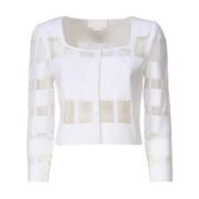 Witte Sweaters Collectie Genny , White , Dames