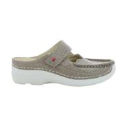 Taupe Roll Slipper Wolky , Beige , Dames