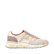 Stijlvolle Heren Casual Sneaker Premiata , Beige , Heren