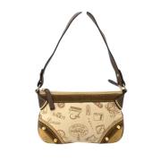 Pre-owned Canvas clutches Loewe Pre-owned , Beige , Dames