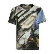 Bedrukt T-shirt Helmut Lang , Multicolor , Heren