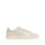 Witte Leren Sneakers Tod's , White , Heren