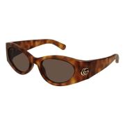 Dames Gg1401S 002 Zonnebril Gucci , Brown , Dames