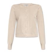 Glanzende vest Moncler , Beige , Dames