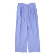 Wide Trousers Ottod'Ame , Blue , Dames