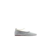 Zilveren Ballet Flats met Strass Maria Luca , Gray , Dames