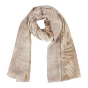 Beige Stole Sjaal Ermanno Scervino , Beige , Dames