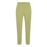 Trousers Elisabetta Franchi , Green , Dames