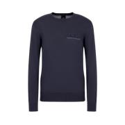 Round-neck Knitwear Armani Exchange , Blue , Heren