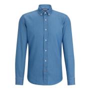 Casual Shirts Hugo Boss , Blue , Heren