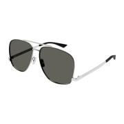 Womens Accessories Sunglasses Grey Ss26 Saint Laurent , Gray , Dames