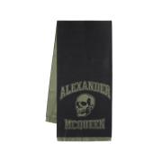 Winter Scarves Alexander McQueen , Black , Heren