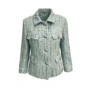 Tweed Jackets Tagliatore , Multicolor , Dames