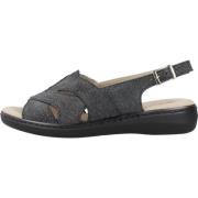 Stijlvolle Platte Sandalen Pitillos , Black , Dames