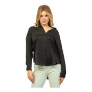 Blouses Shirts YES ZEE , Black , Dames