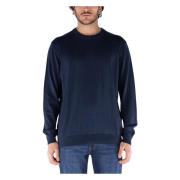 Katoenen Crewneck Sweater Timberland , Blue , Heren