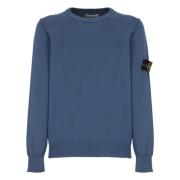 Round-neck Knitwear Stone Island , Blue , Heren