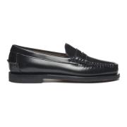 Klassieke Leren Loafers voor Heren Sebago , Black , Dames