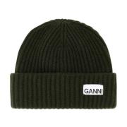 Beanies Ganni , Green , Dames