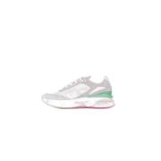 Leren Logo Sneakers Rubberen Zool Premiata , Multicolor , Dames