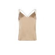 Sleeveless Tops Dante 6 , Beige , Dames