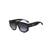 Zwarte zonnebril met donkergrijze lenzen Isabel Marant , Black , Dames