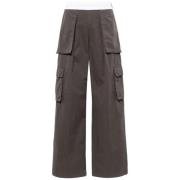 Wide Trousers Alexander Wang , Gray , Dames