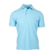 Lichtblauwe T-shirts en Polos Gran Sasso , Blue , Heren