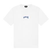 Quotrell Global Unity T-Shirt Heren Wit/Blauw Quotrell , White , Heren