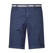 Comfortabele Katoenen Zomer Shorts Torino Mason's , Blue , Heren