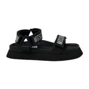 Modieuze Lage Sandalen voor Mannen Moschino , Black , Heren