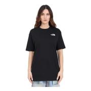 Oversize Simple Dome T-shirt The North Face , Black , Dames