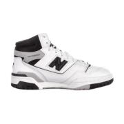 Witte Leren Sneakers Logo Detail New Balance , White , Dames