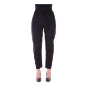 Slim-fit Trousers Semicouture , Black , Dames