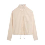 Popeline Unisex Shirt in Sabbia/Sand A Paper Kid , Beige , Dames