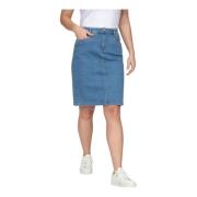 Denim Skirts 2-Biz , Blue , Dames