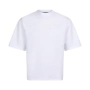 Gun Logo Flower T-Shirt Wit Radical , White , Heren