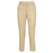 Cropped Trousers Max Mara Weekend , Yellow , Dames