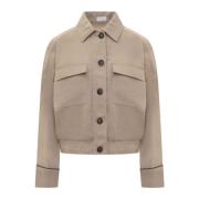 Light Jackets Brunello Cucinelli , Beige , Dames