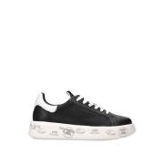 Zwarte leren sneakers Premiata , Black , Dames