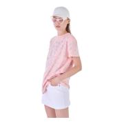 T-Shirts Silvian Heach , Pink , Dames