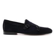 Loafers Santoni , Blue , Heren