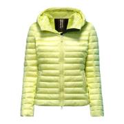 Bright Nylon Hooded Jacket with Synthetic Padding BomBoogie , Green , ...