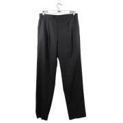 Pre-owned Wool bottoms Prada Vintage , Black , Dames