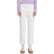 Cropped Trousers 7 For All Mankind , White , Dames