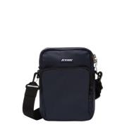 Stijlvolle Blauwe Messenger Tas voor Heren K-Way , Blue , Heren